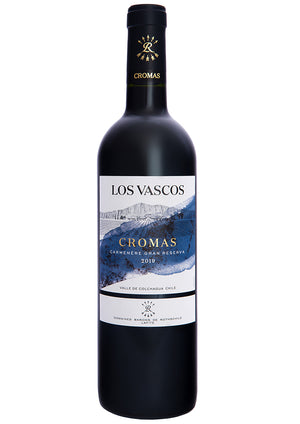 Vino Tinto Los Vascos Cromas Carmenere 750 mL (OFERTA EXCLUSIVA EN LÍNEA)