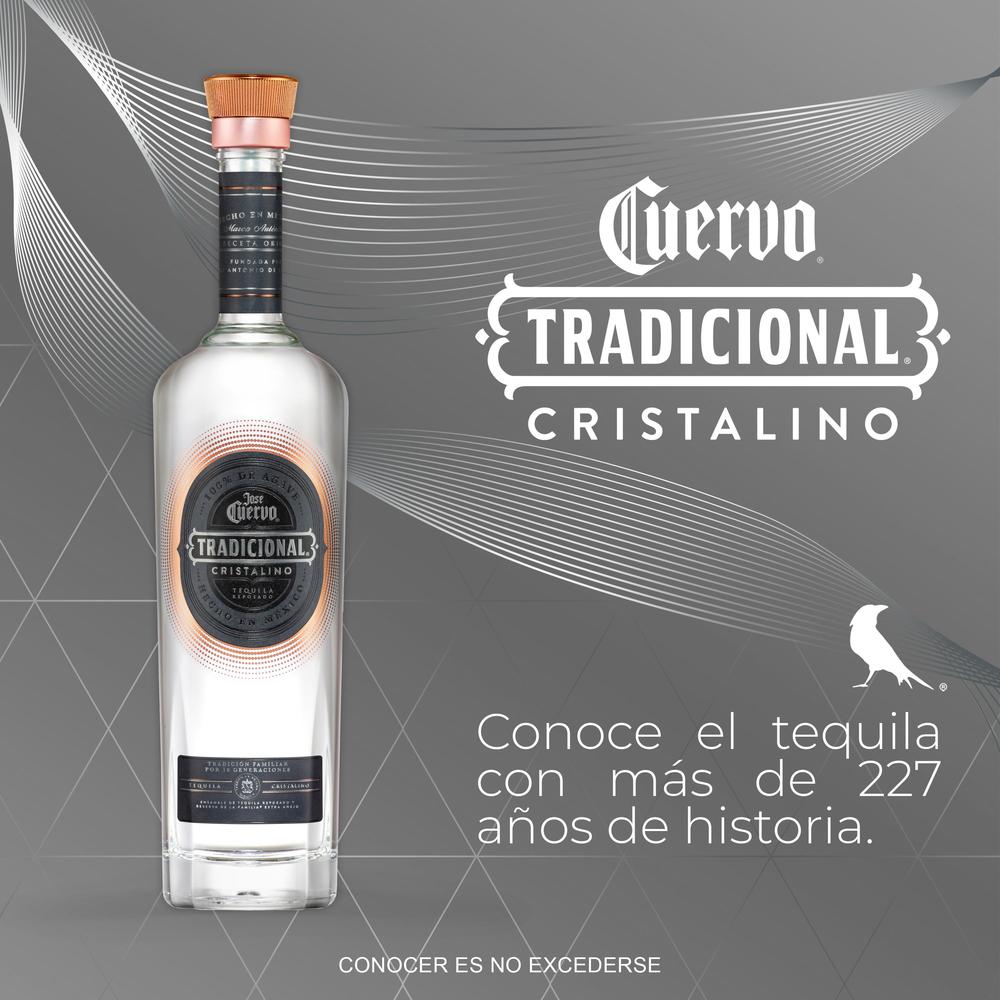 Tequila Cuervo Tradicional Cristalino 750 mL (OFERTA EXCLUSIVA EN LÍNEA)