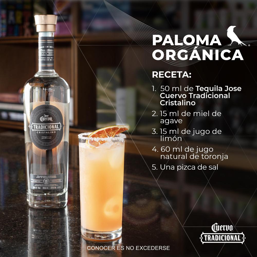 Tequila Cuervo Tradicional Cristalino 750 mL (OFERTA EXCLUSIVA EN LÍNEA)