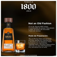 Tequila Cuervo 1800 Añejo 700 mL (OFERTA EXCLUSIVA EN LÍNEA)