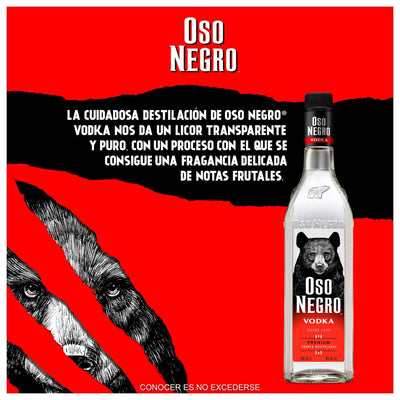 Vodka Oso Negro 1000 mL