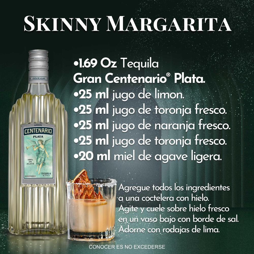 Tequila Gran Centenario Plata 700 mL