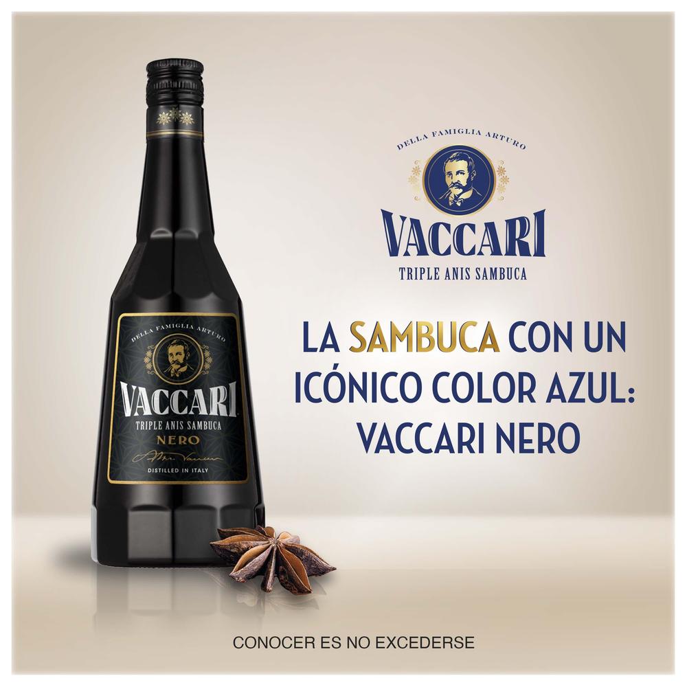 Licor Sambuca Vaccari Black 700 mL  (OFERTA EXCLUSIVA EN LÍNEA)