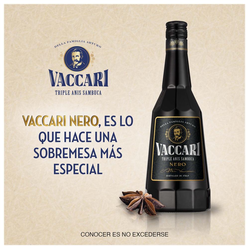 Licor Sambuca Vaccari Black 700 mL  (OFERTA EXCLUSIVA EN LÍNEA)