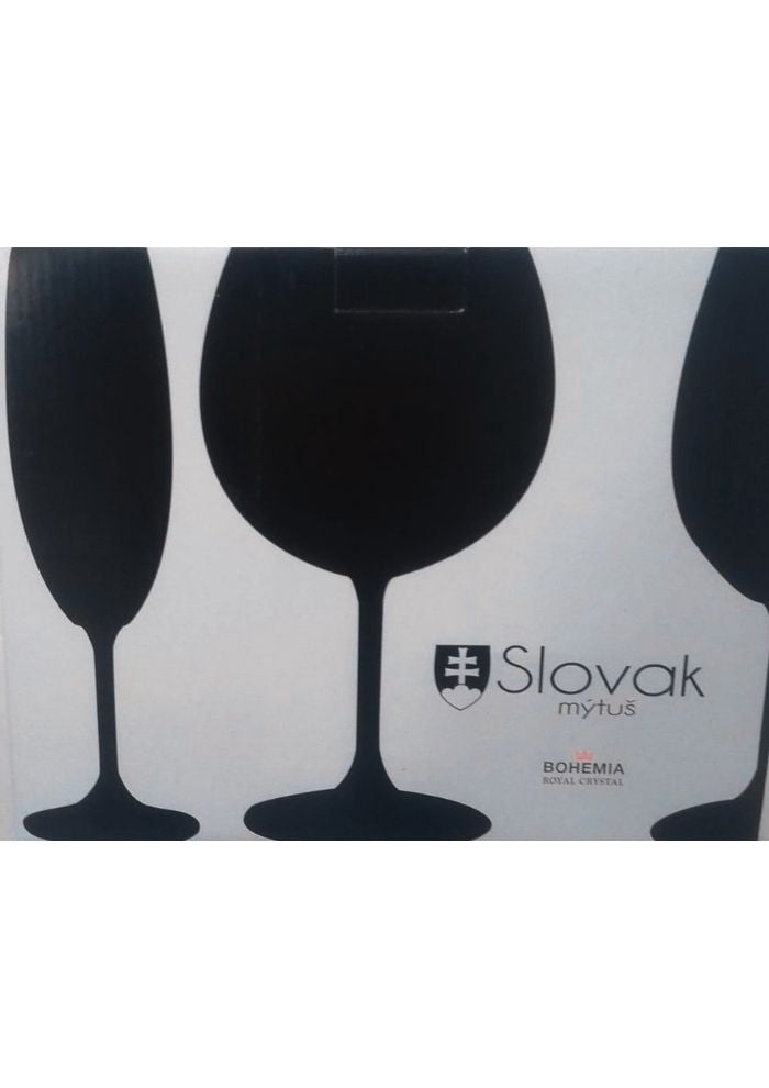 6 Copas Chablis marca Slovak Mytus de 350 ml.