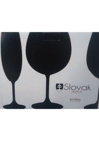 6 Copas Chablis marca Slovak Mytus de 350 ml.