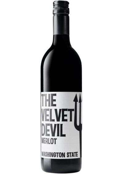 Vino Tinto The Velvet Devil Merlot 750 ml.