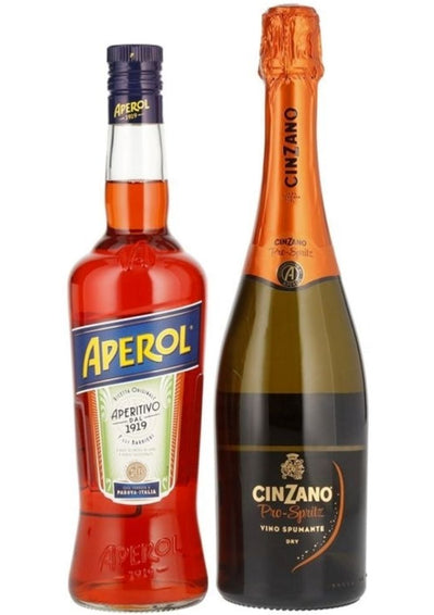 Aperitivo Aperol + Cinzano 700 mL (OFERTA EXCLUSIVA EN LÍNEA)