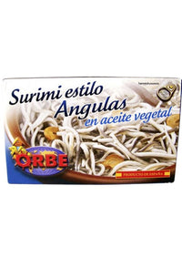 Surimi estilo angulas en aceite oliva Orbe 115 g